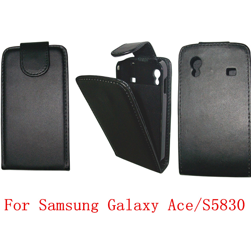 三星Galaxy Ace S5830手機套皮套 上下開翻普通紋保護套外殼批發