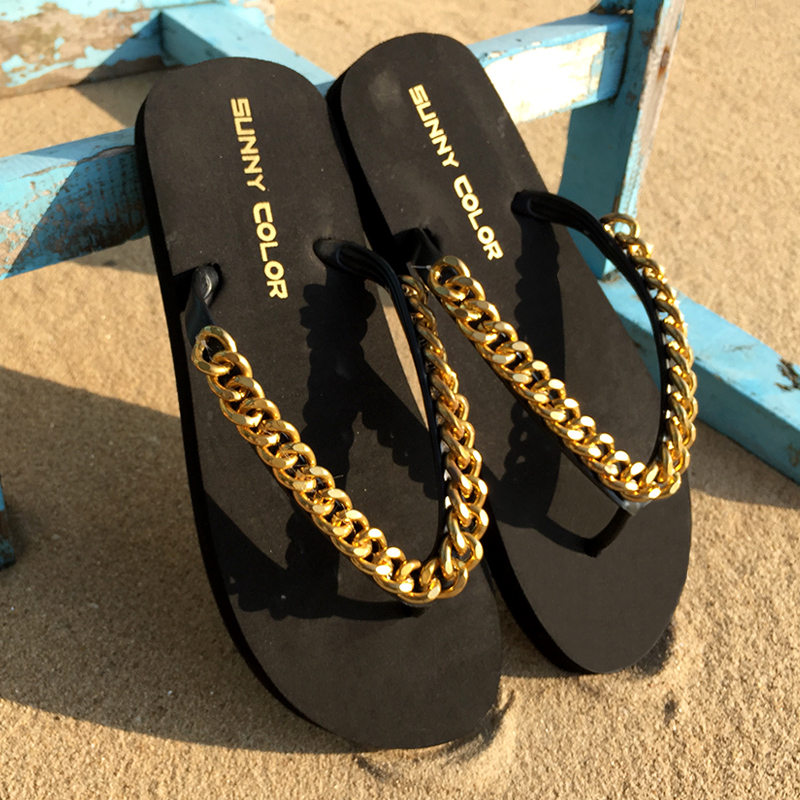 夏季平底人字拖女 韓版時尚簡約涼拖鞋夾腳防滑沙灘鞋